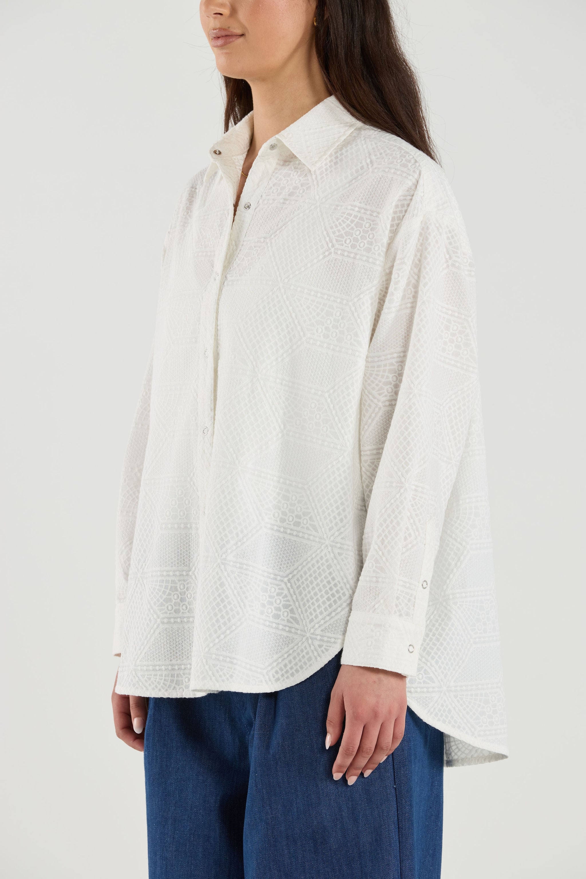 RYAN SHIRT - White Chalk