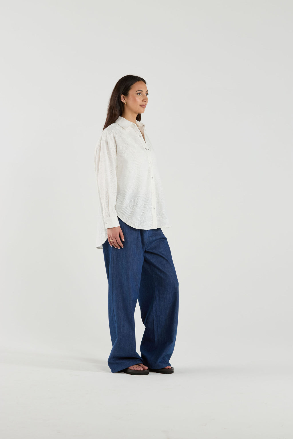 RYAN SHIRT - White Chalk