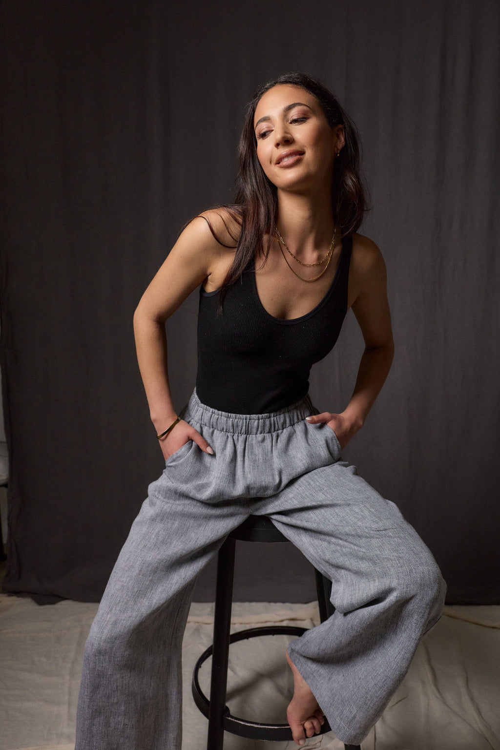 HUNTER PANTS (REGULAR) - Midnight Loom