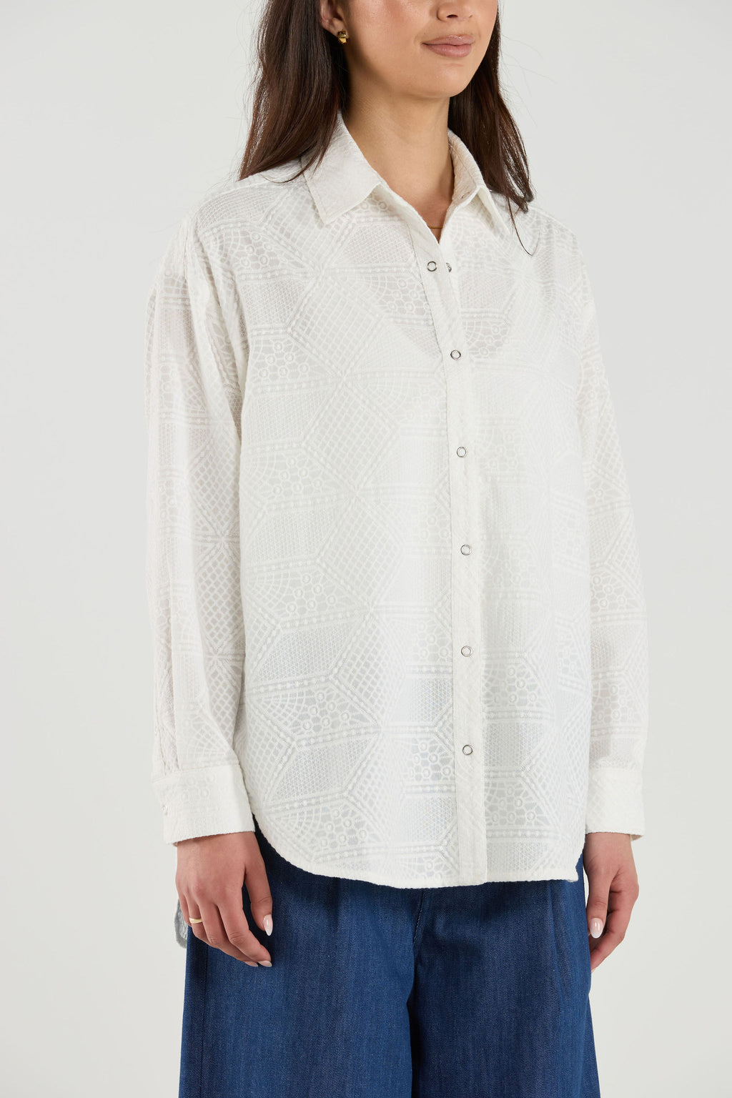 RYAN SHIRT - White Chalk