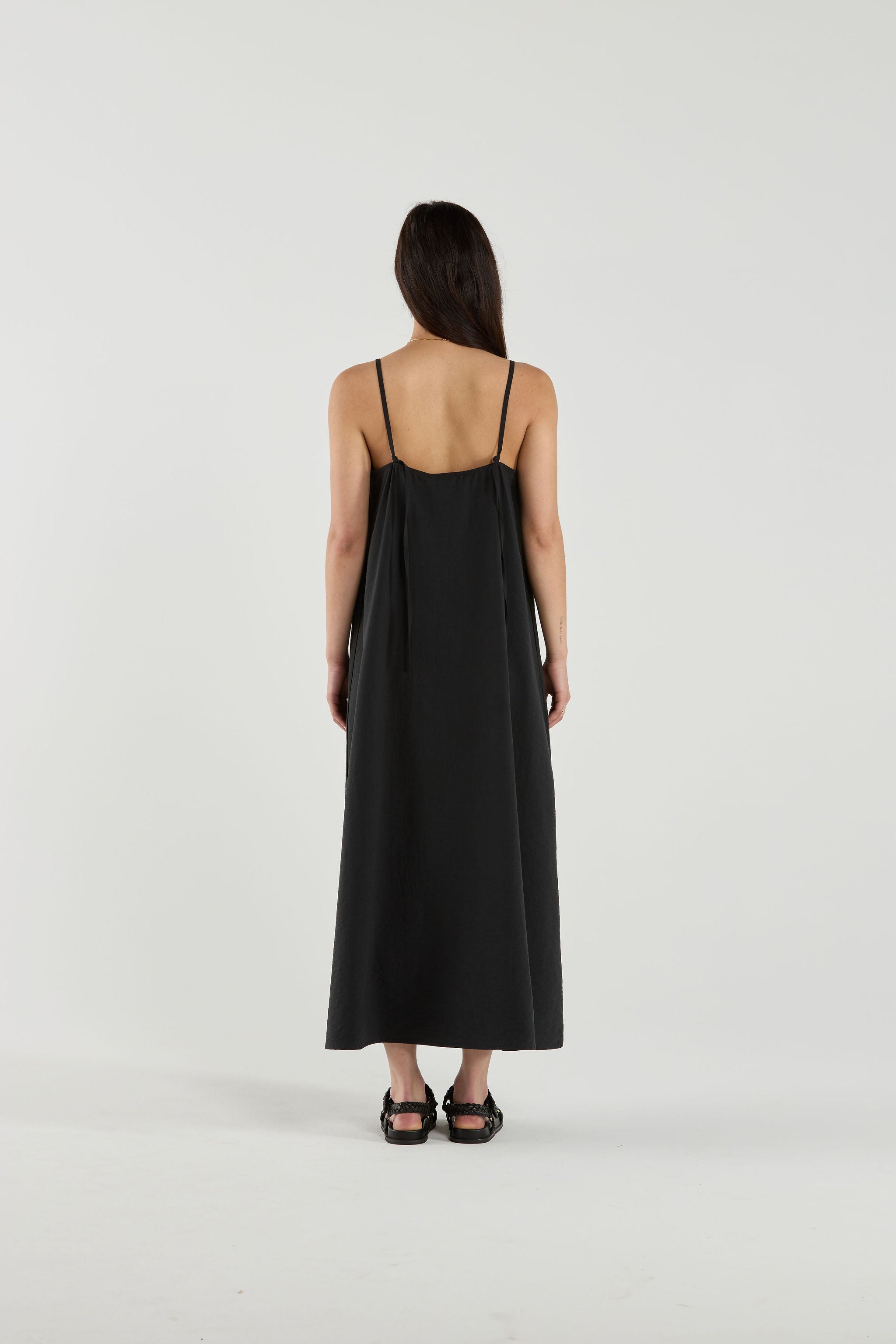 NOVA DRESS - Noir Silk