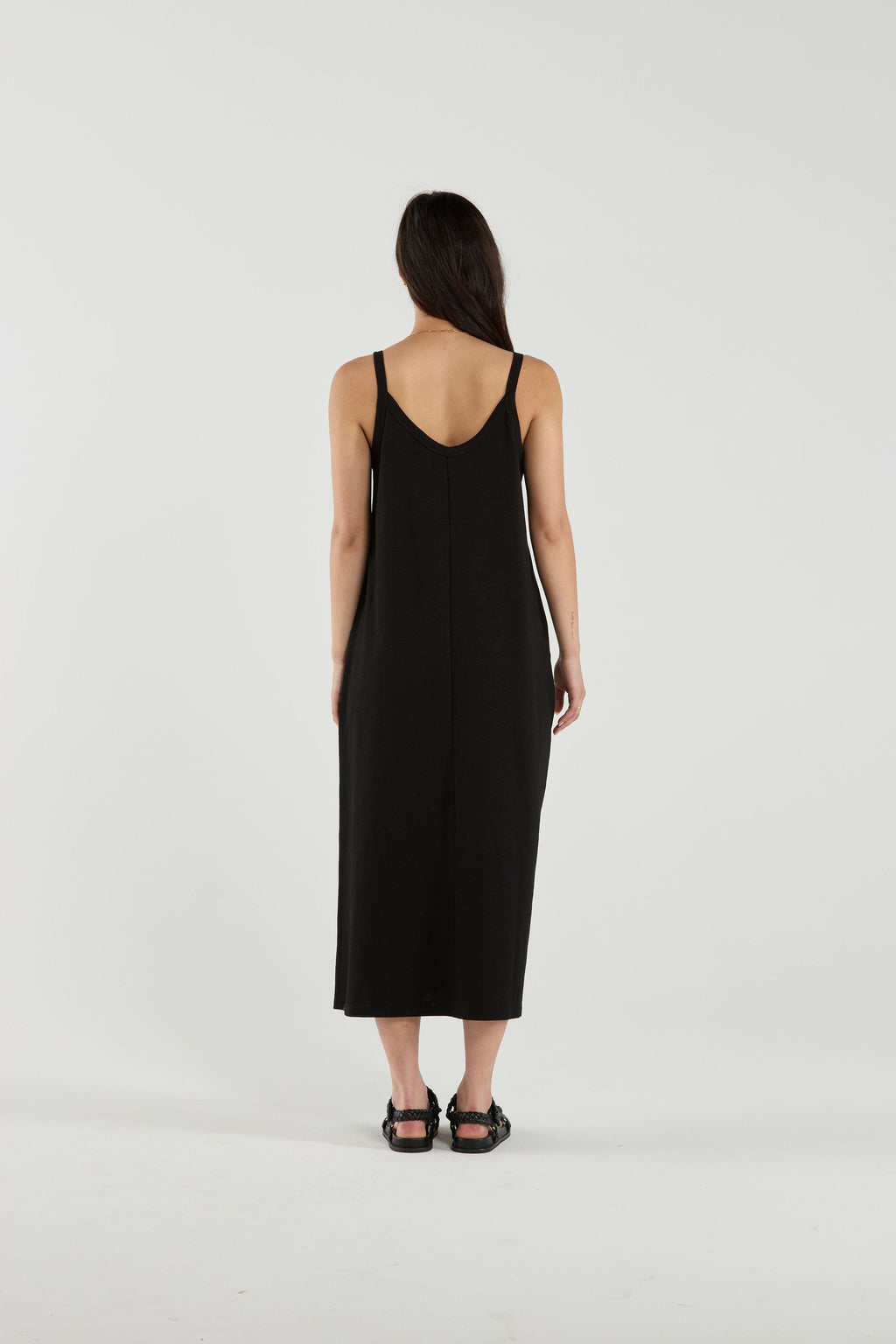 HADLEY DRESS - Obsidian