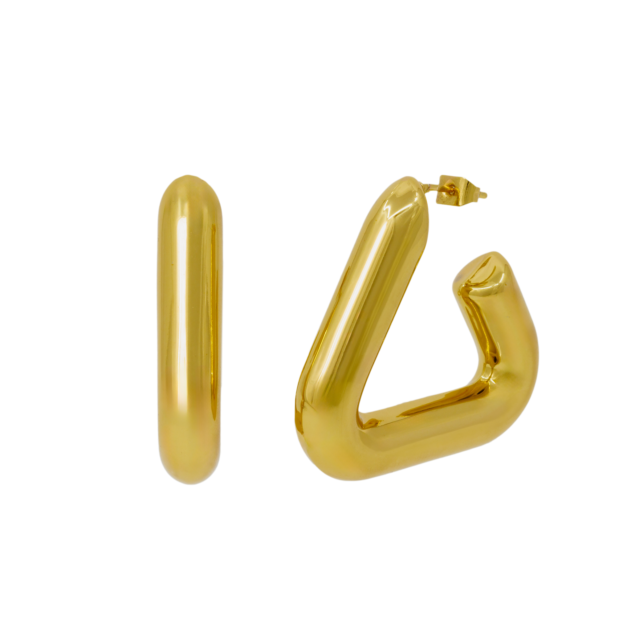 EVE EARRINGS - Large Gold