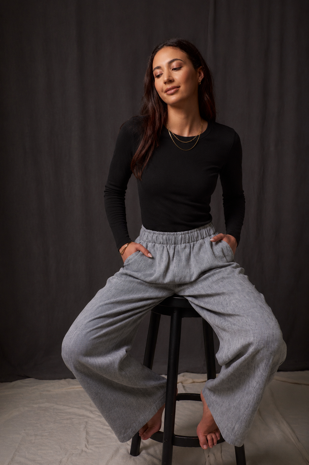 SYLVIE TOP - Black