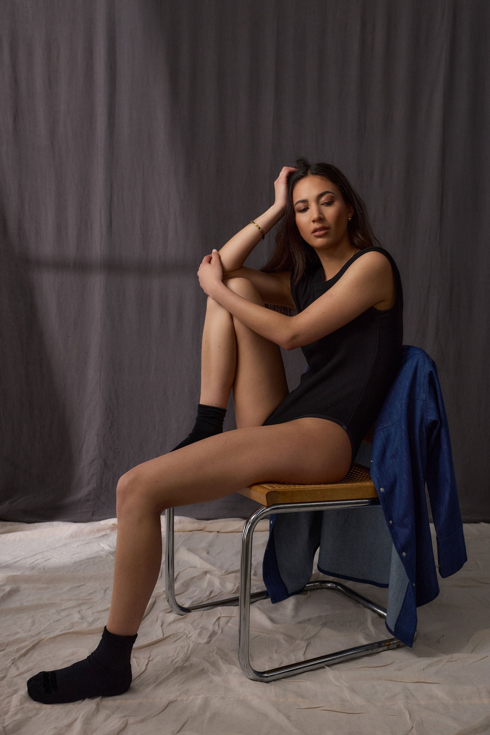 SOL TEE BODYSUIT - Onyx