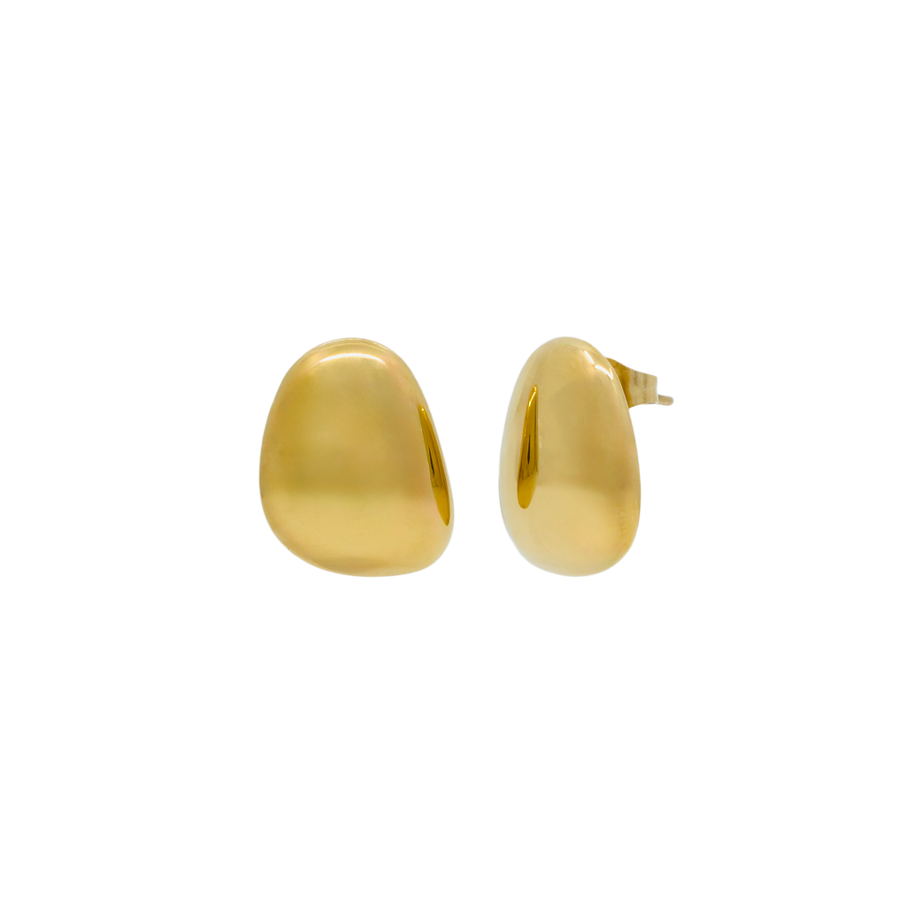 PEBBLE EARRINGS - Gold