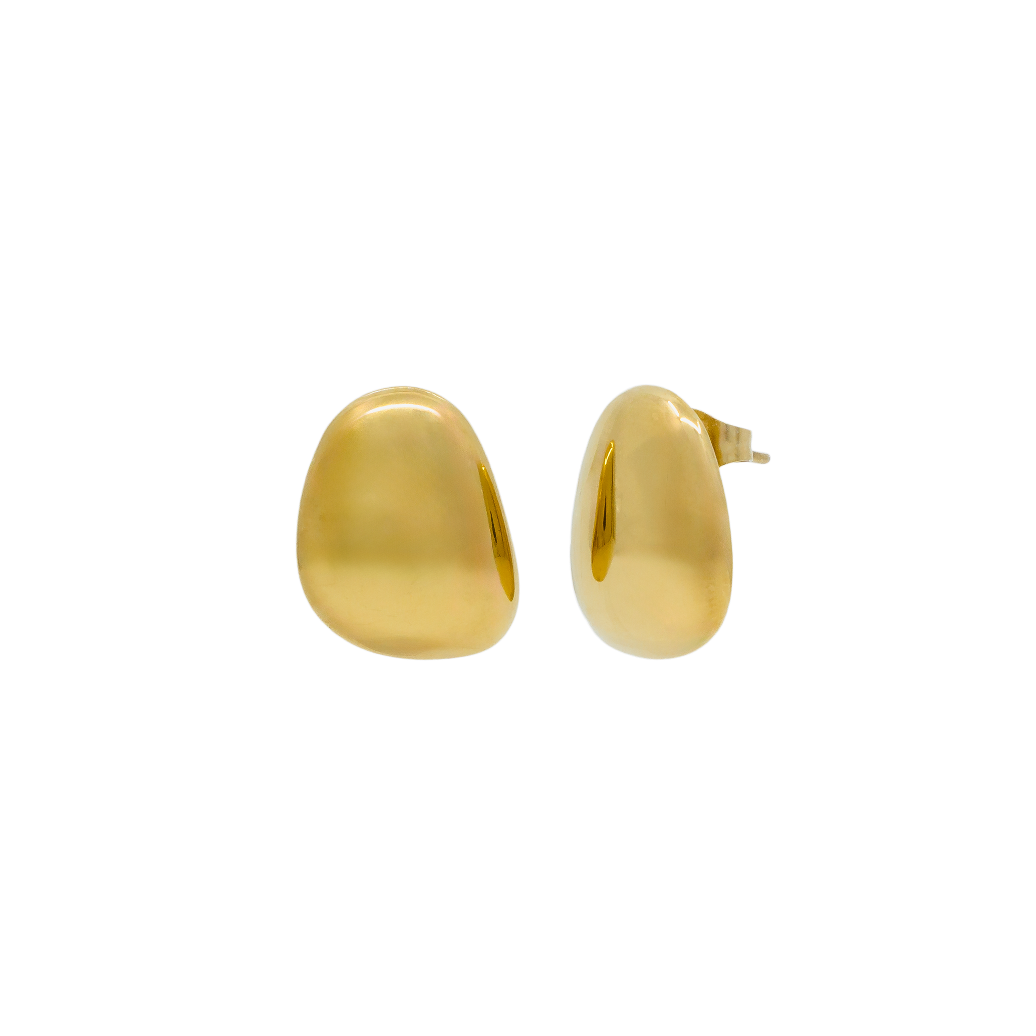 PEBBLE EARRINGS - Gold