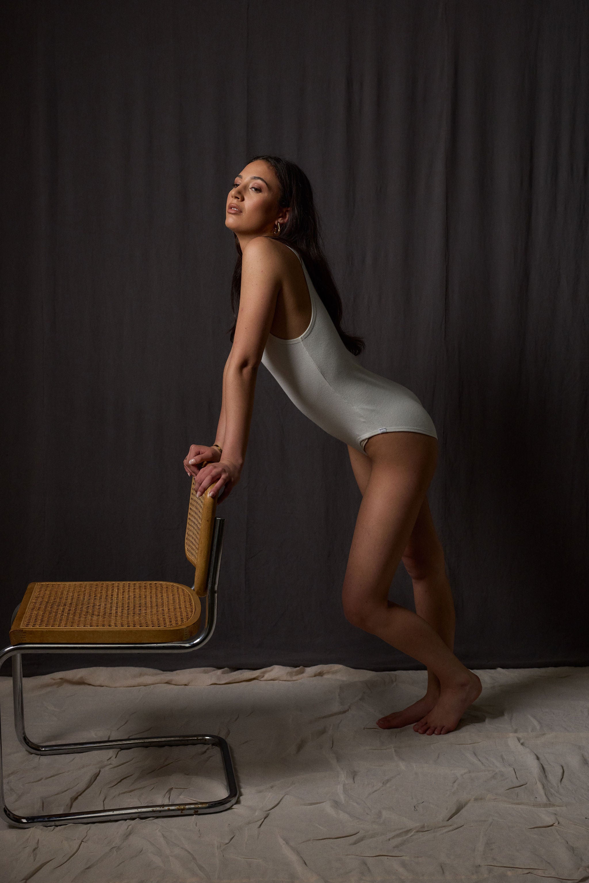 SOL SINGLET BODYSUIT - Milk