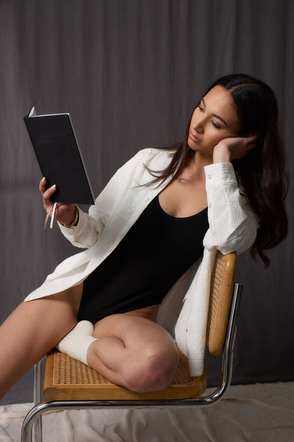 SOL SINGLET BODYSUIT - Onyx